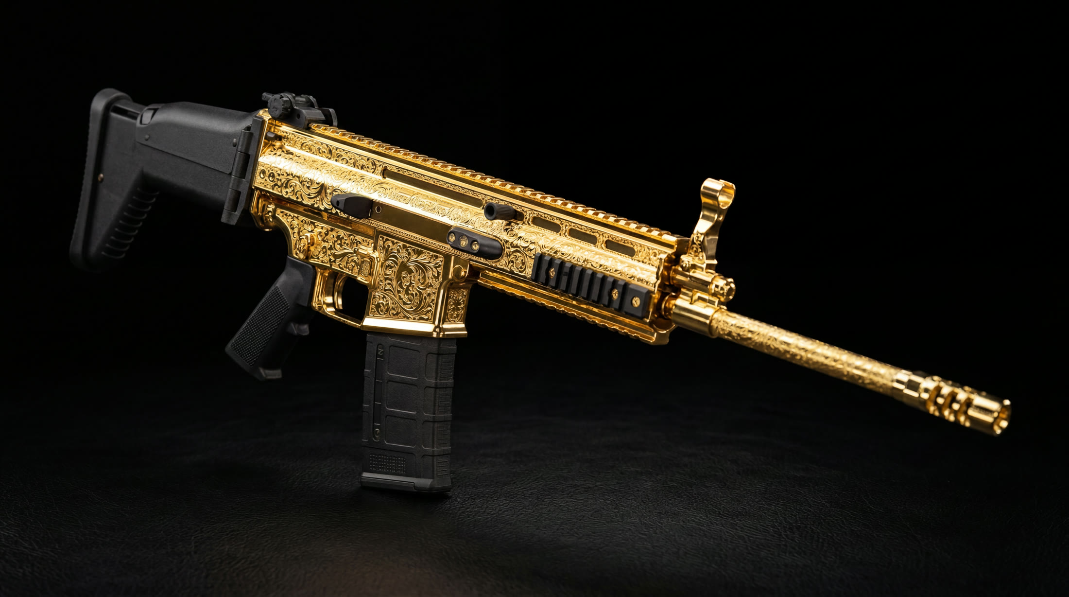 Iron Monkey 24K Gold SCAR 17s