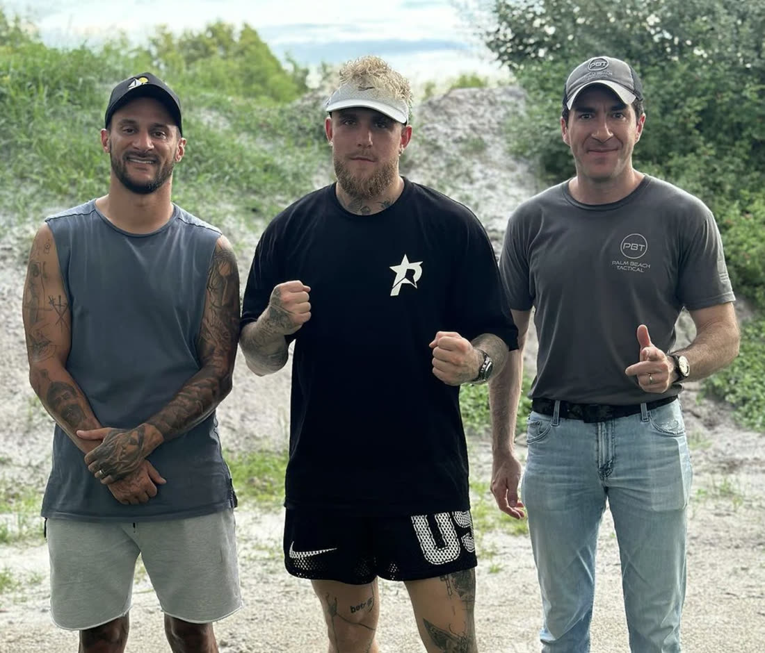 Jake Paul at Palm Beach Tactical